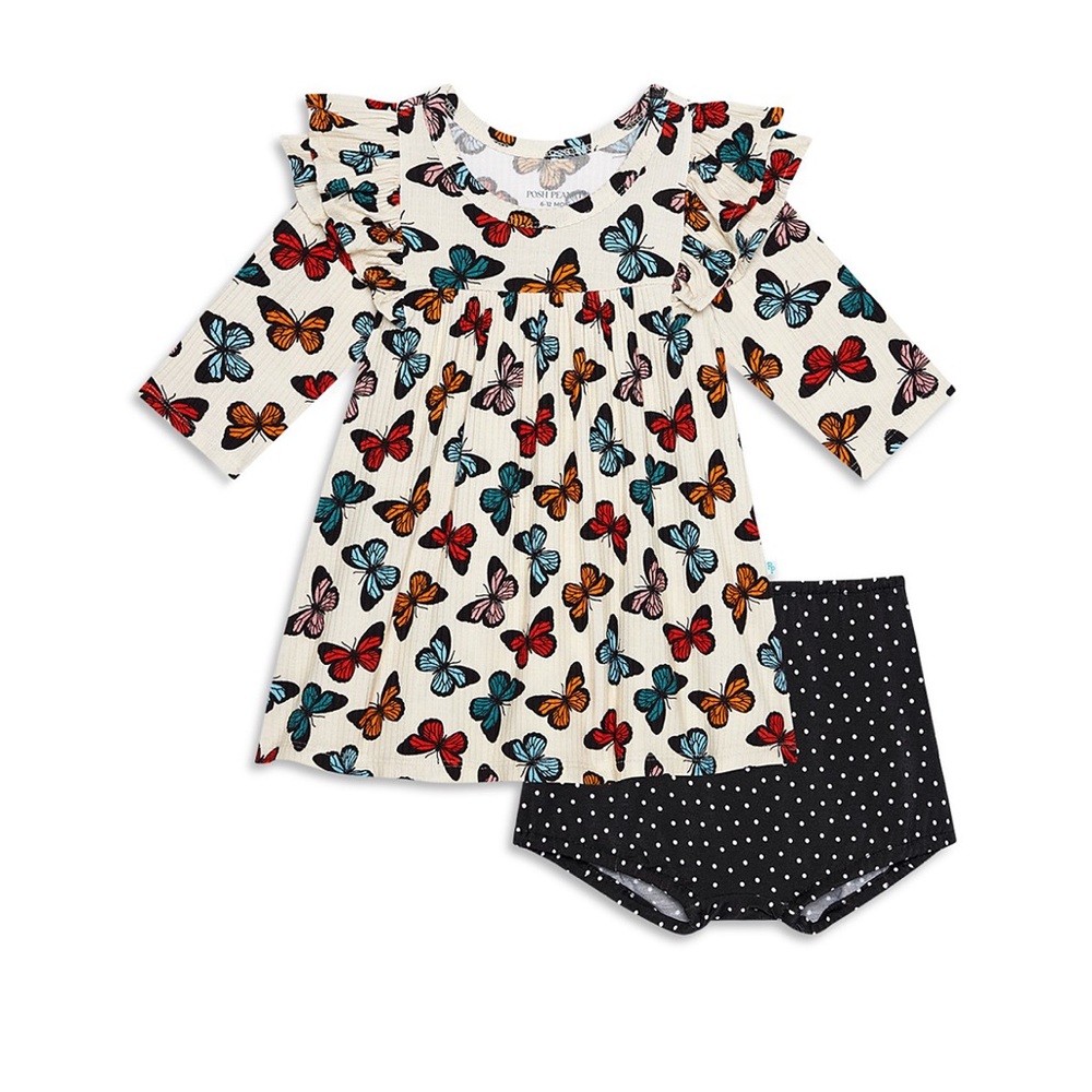 Posh peanut bundle Butterfly Larissa set & floral romper